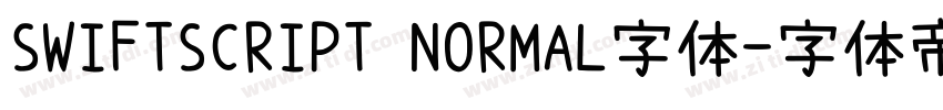 SWIFTSCRIPT NORMAL字体字体转换